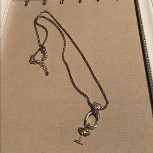 Brighton long chain/ badge clip